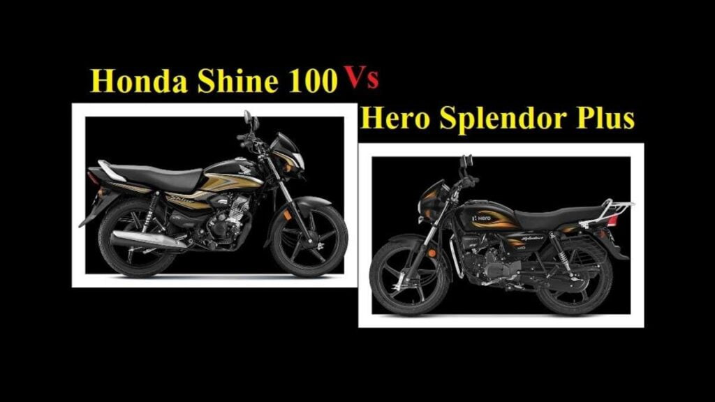 Hero Splendor Plus Vs Honda Shine 100