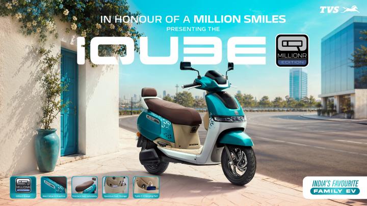 TVS iQube MillionR Edition